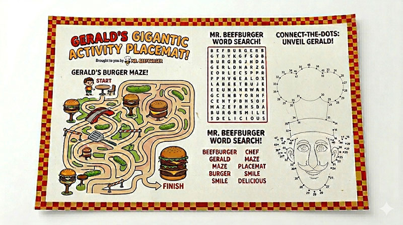 The Kids' Activity Sheet